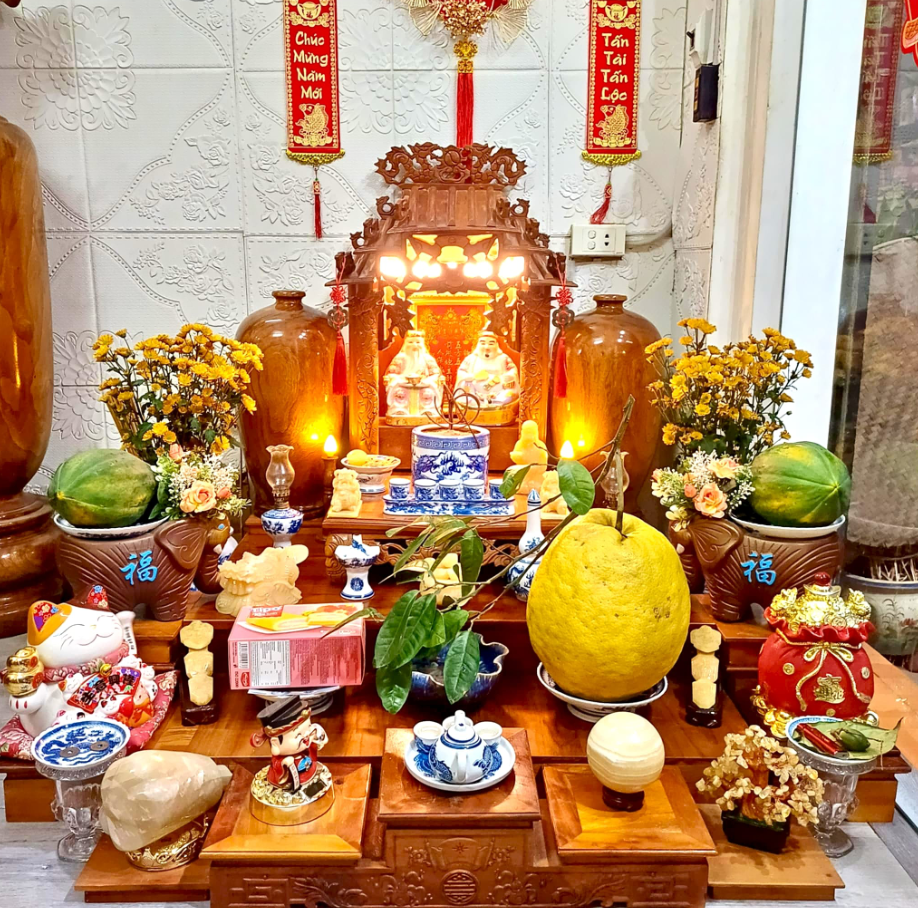Bàn thờ thần tài thổ địa cao cấp
